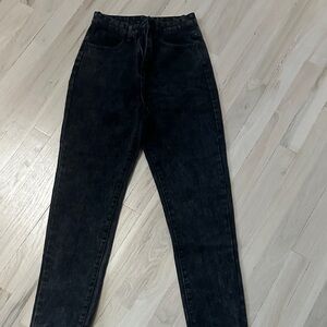 SHEIN High Rise Black Jeans